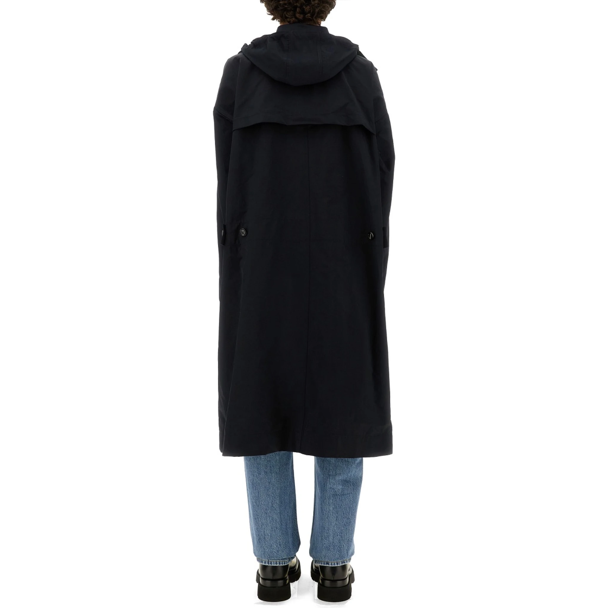 HOODED TRENCH COAT