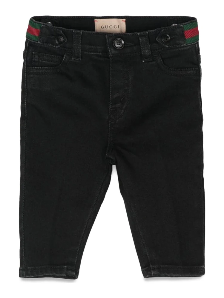 b pants black denim/black/mix