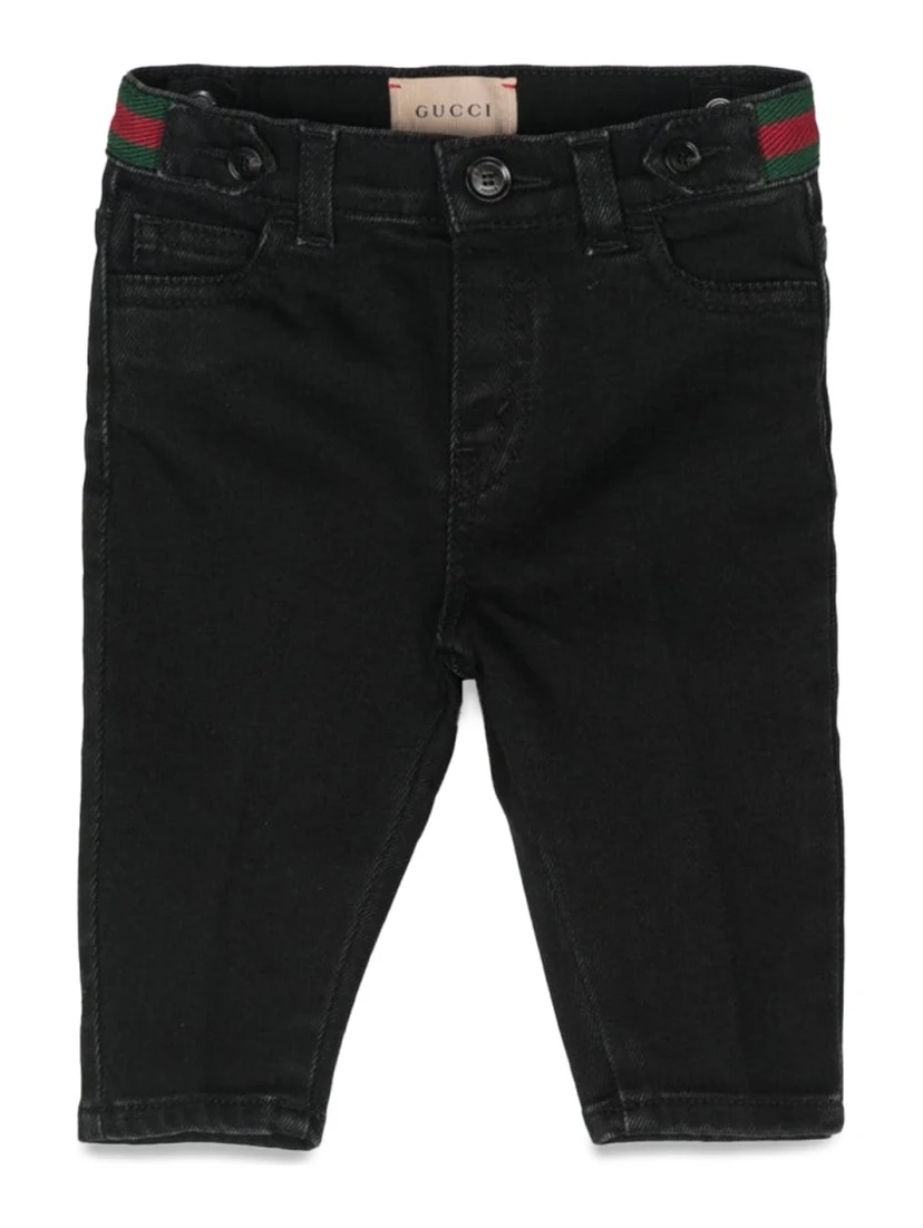 b pants black denim/black/mix