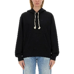 SWEATSHIRT WITH "FACE" PATCH