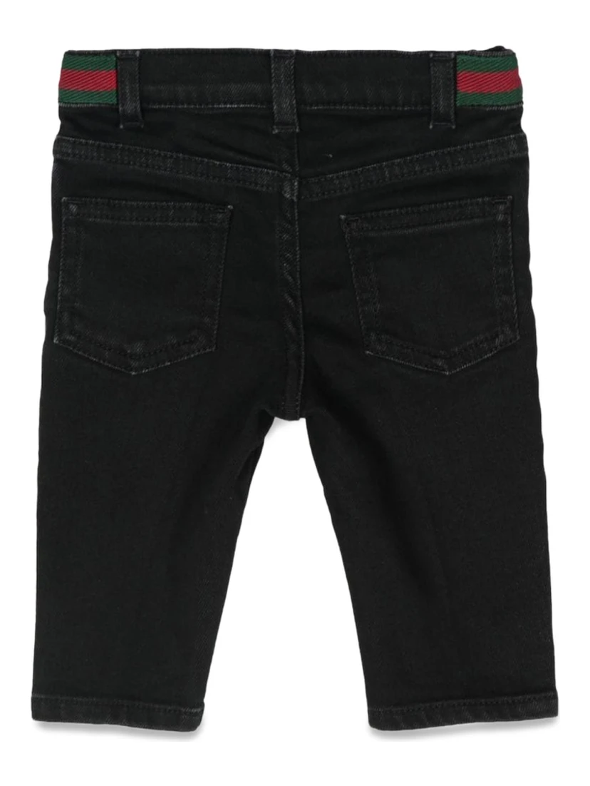 b pants black denim/black/mix