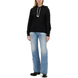SWEATSHIRT WITH "FACE" PATCH