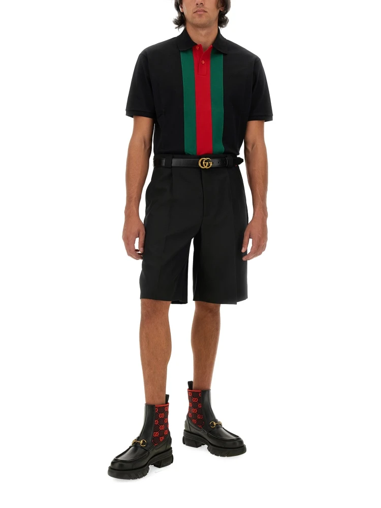 WOOL BLEND TWILL SHORTS alternative