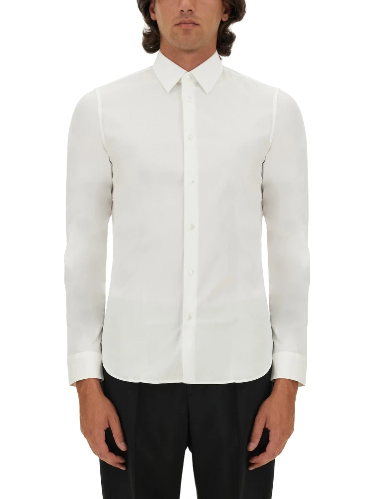 STRETCH COTTON POPLIN SHIRT