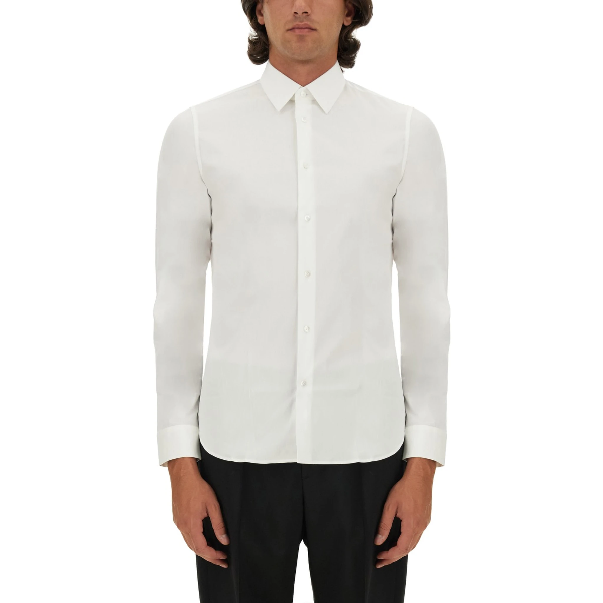 STRETCH COTTON POPLIN SHIRT