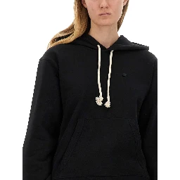 SWEATSHIRT WITH "FACE" PATCH