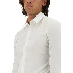 STRETCH COTTON POPLIN SHIRT