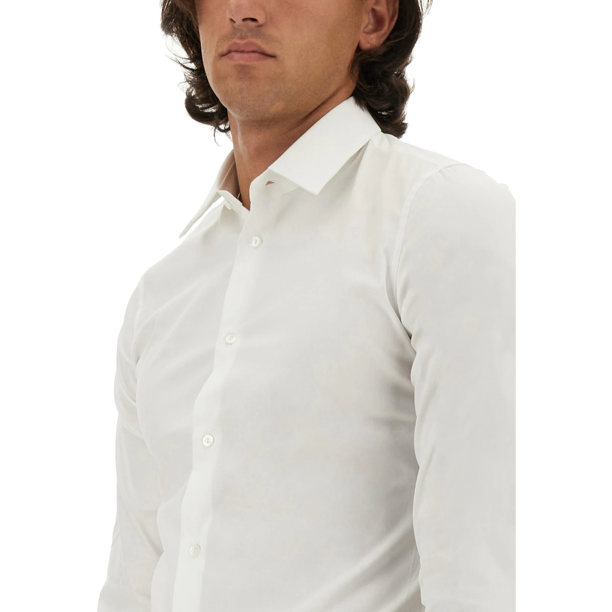 STRETCH COTTON POPLIN SHIRT