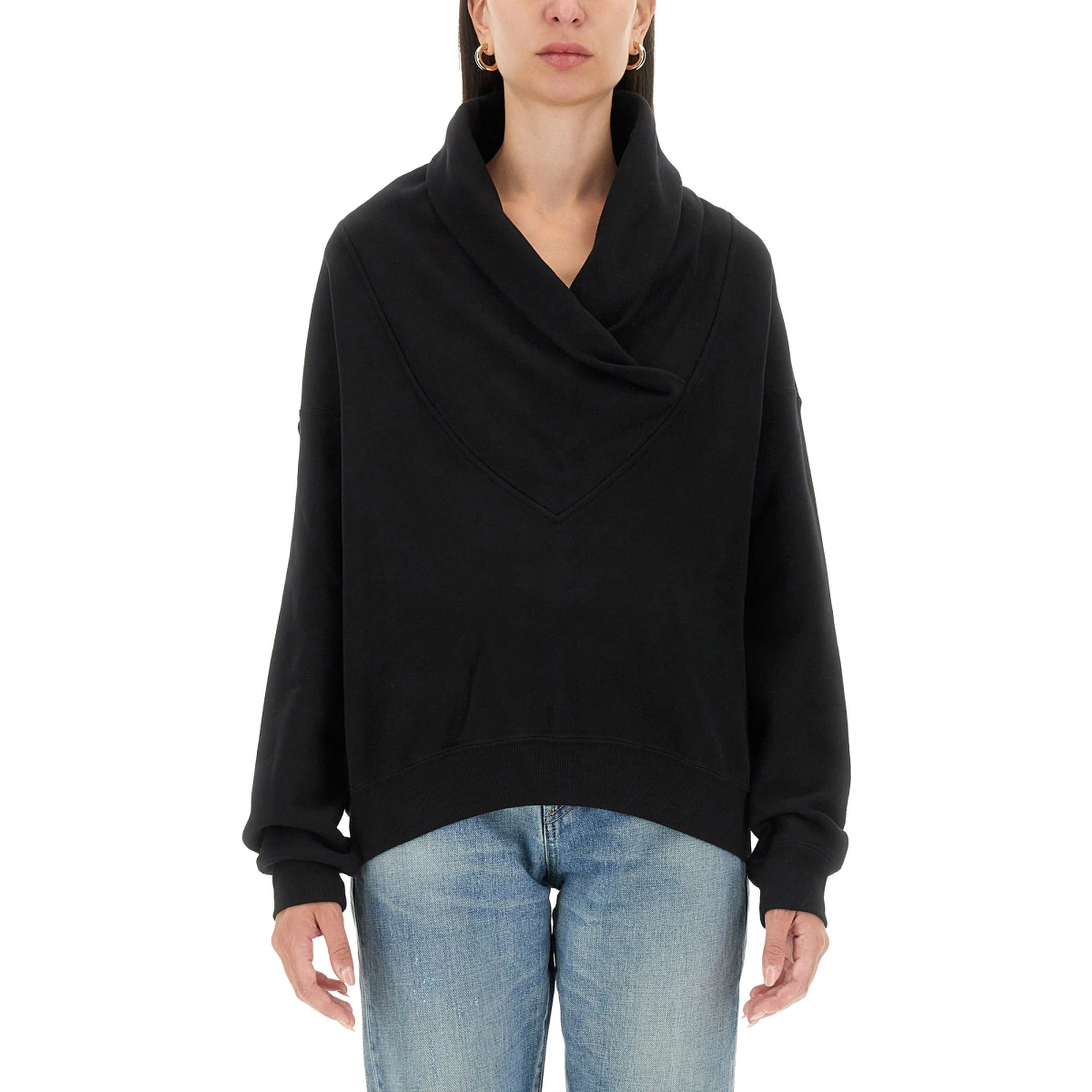 V-NECK SWEATSHIRT