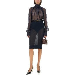 KNIT PENCIL SKIRT