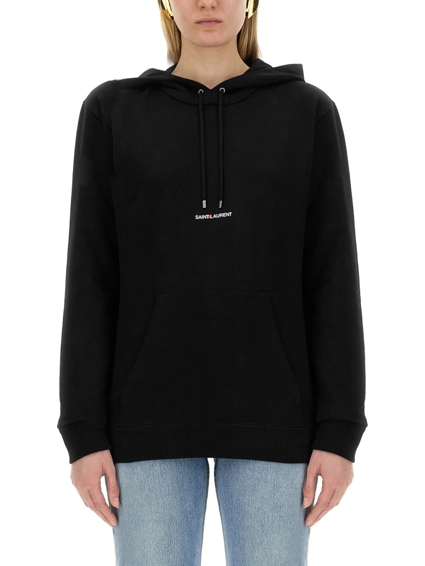 SWEATSHIRT WITH LOGO PRINT