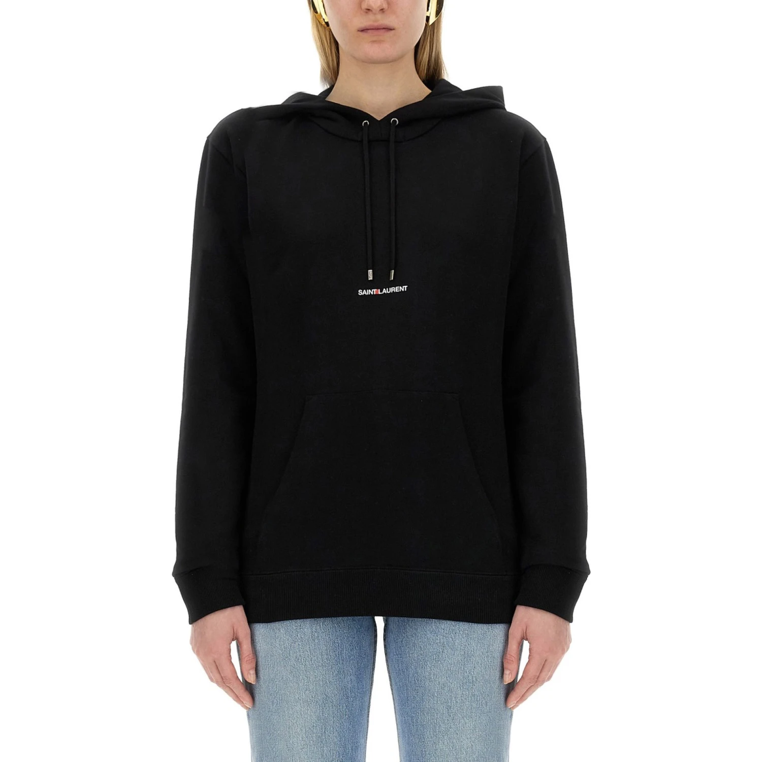 SWEATSHIRT WITH LOGO PRINT