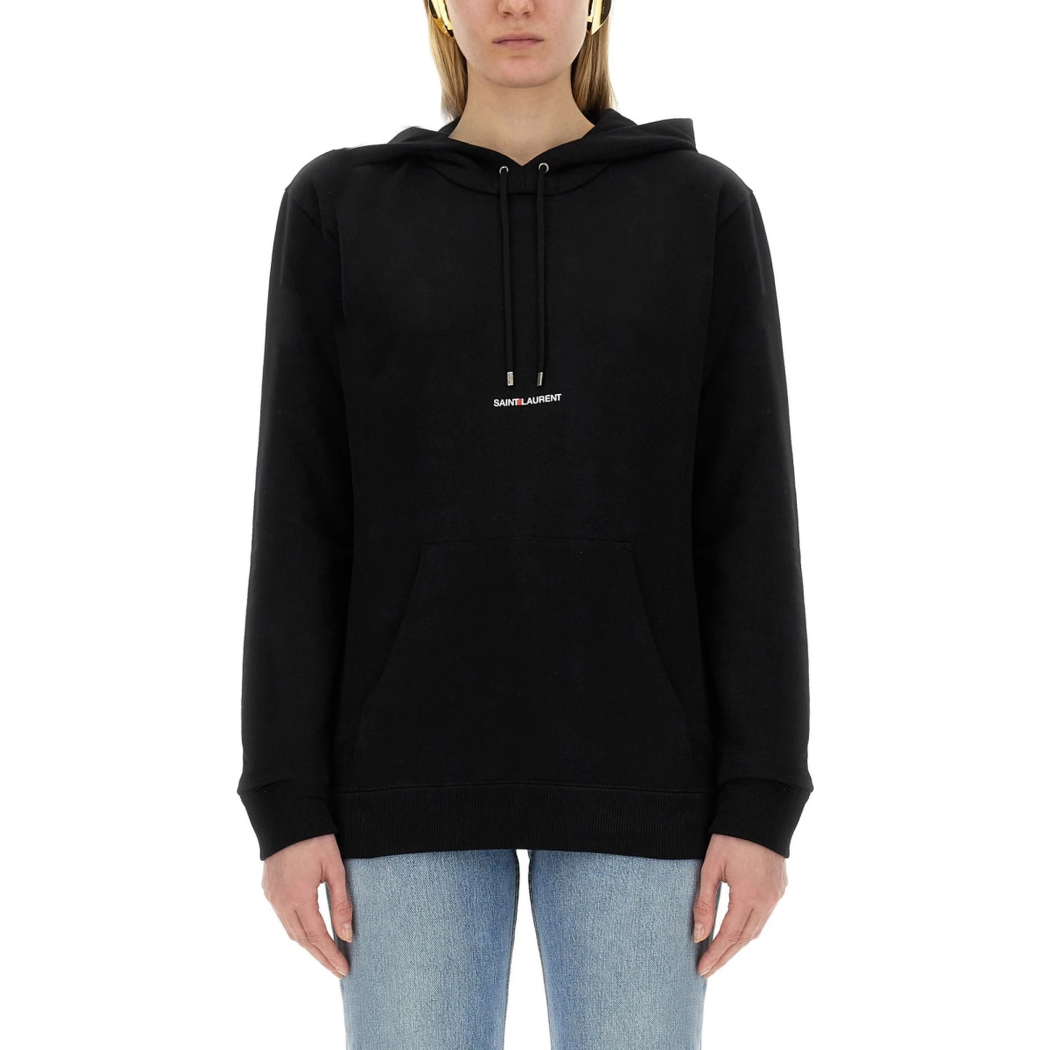 SWEATSHIRT WITH LOGO PRINT