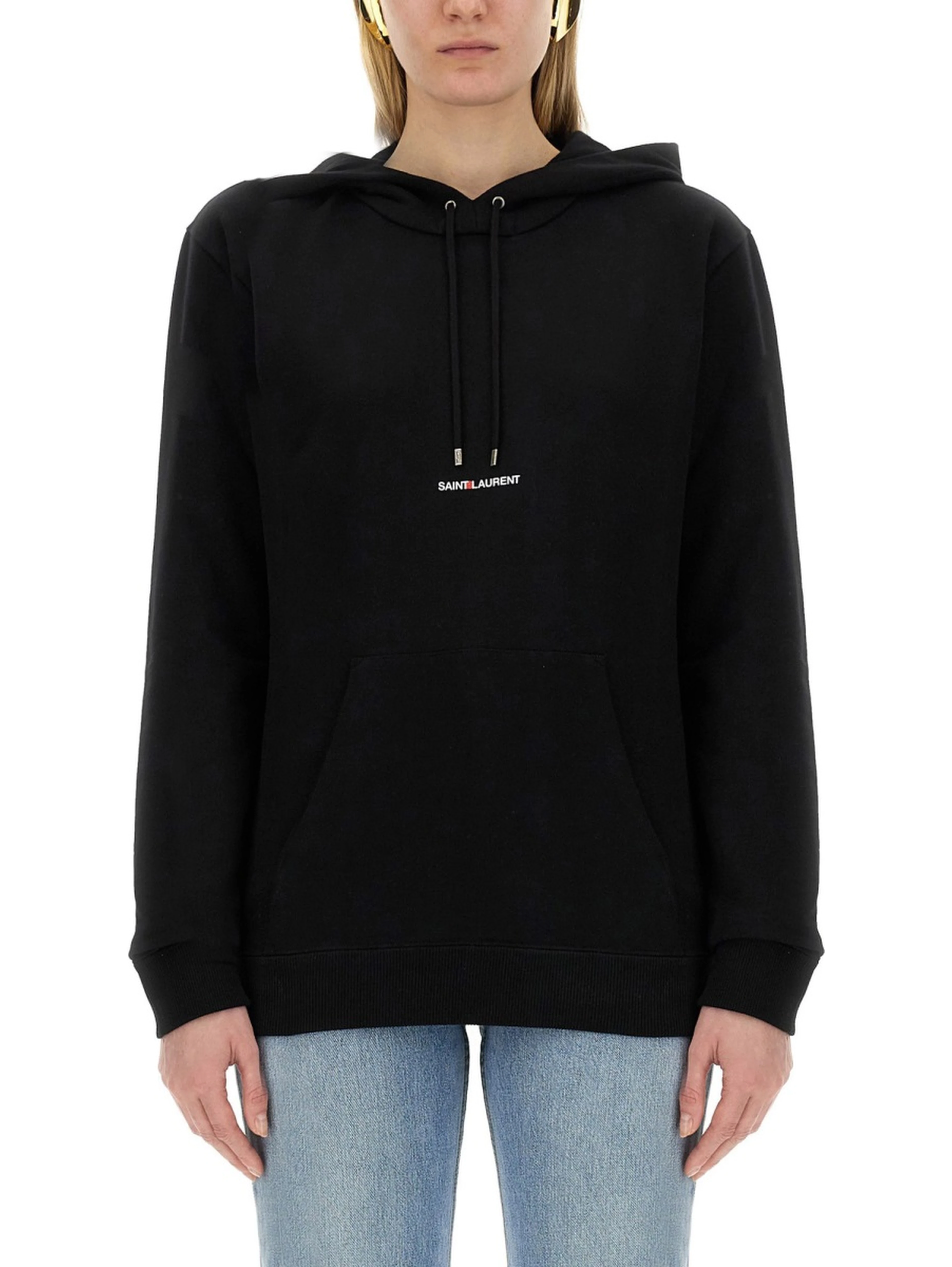 SWEATSHIRT WITH LOGO PRINT