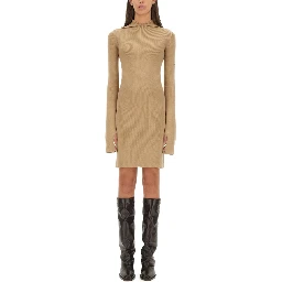 WOOL AND SILK DRESS