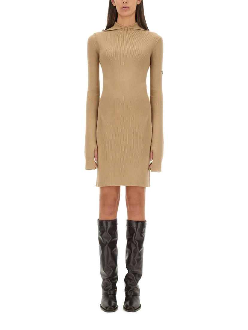 WOOL AND SILK DRESS