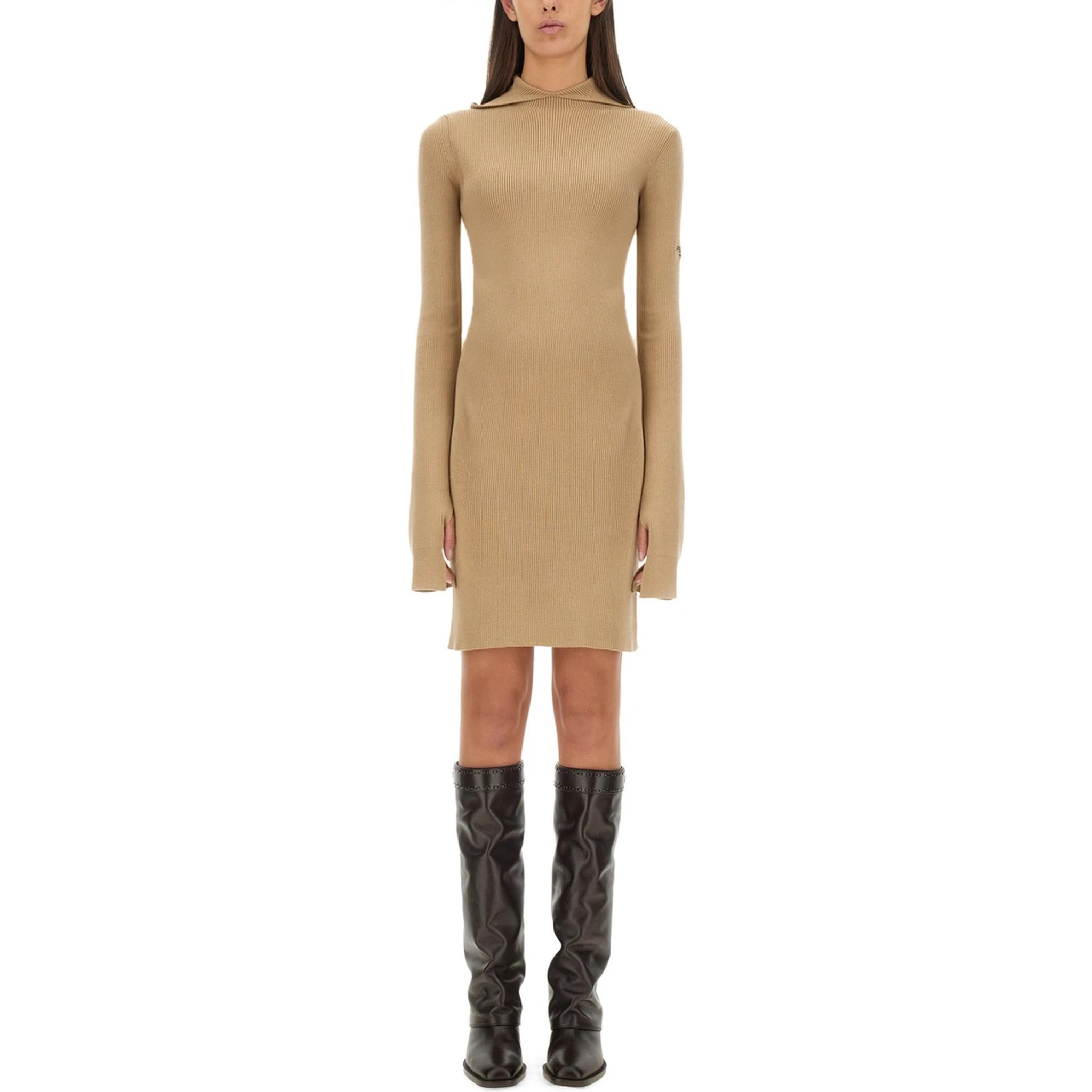 WOOL AND SILK DRESS