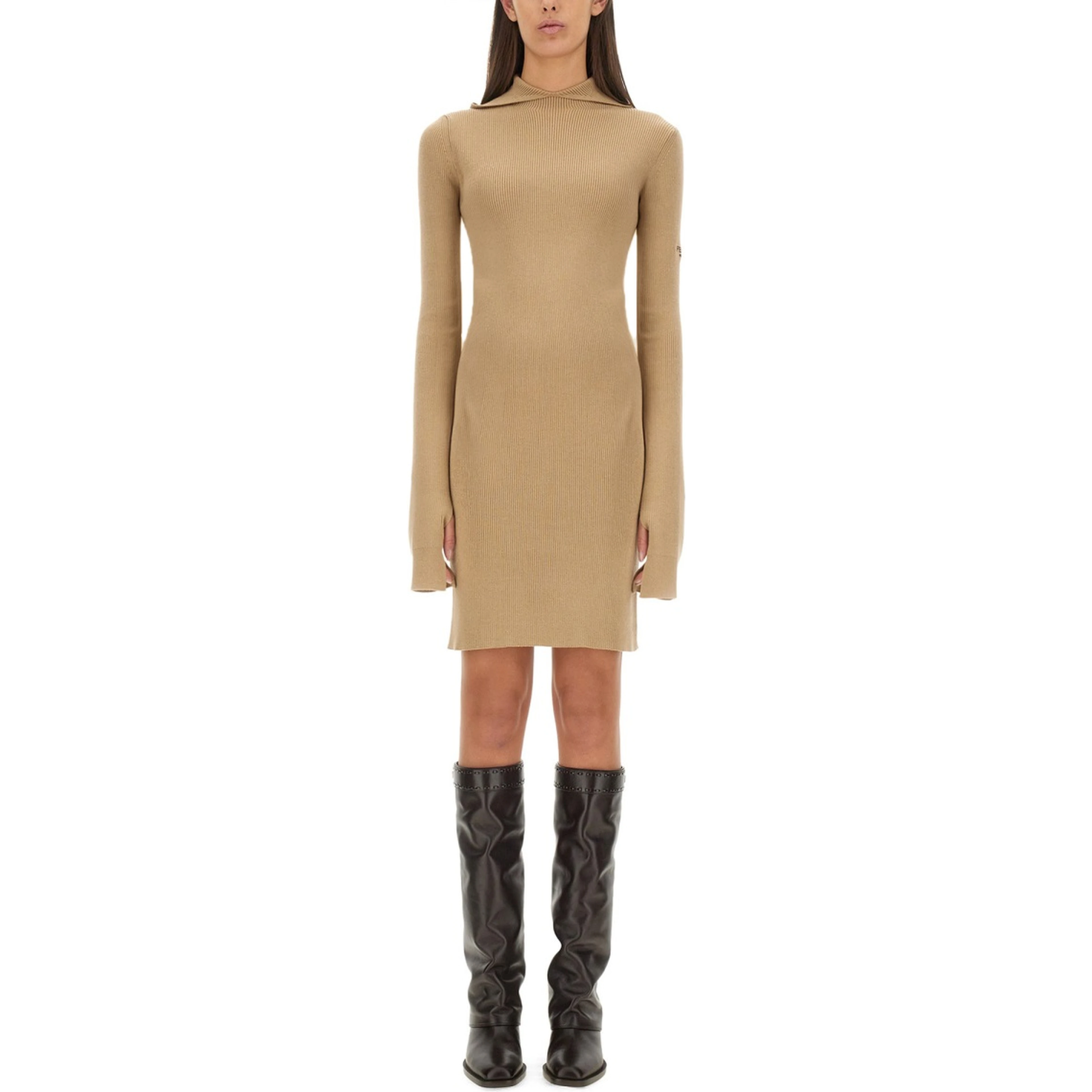 WOOL AND SILK DRESS