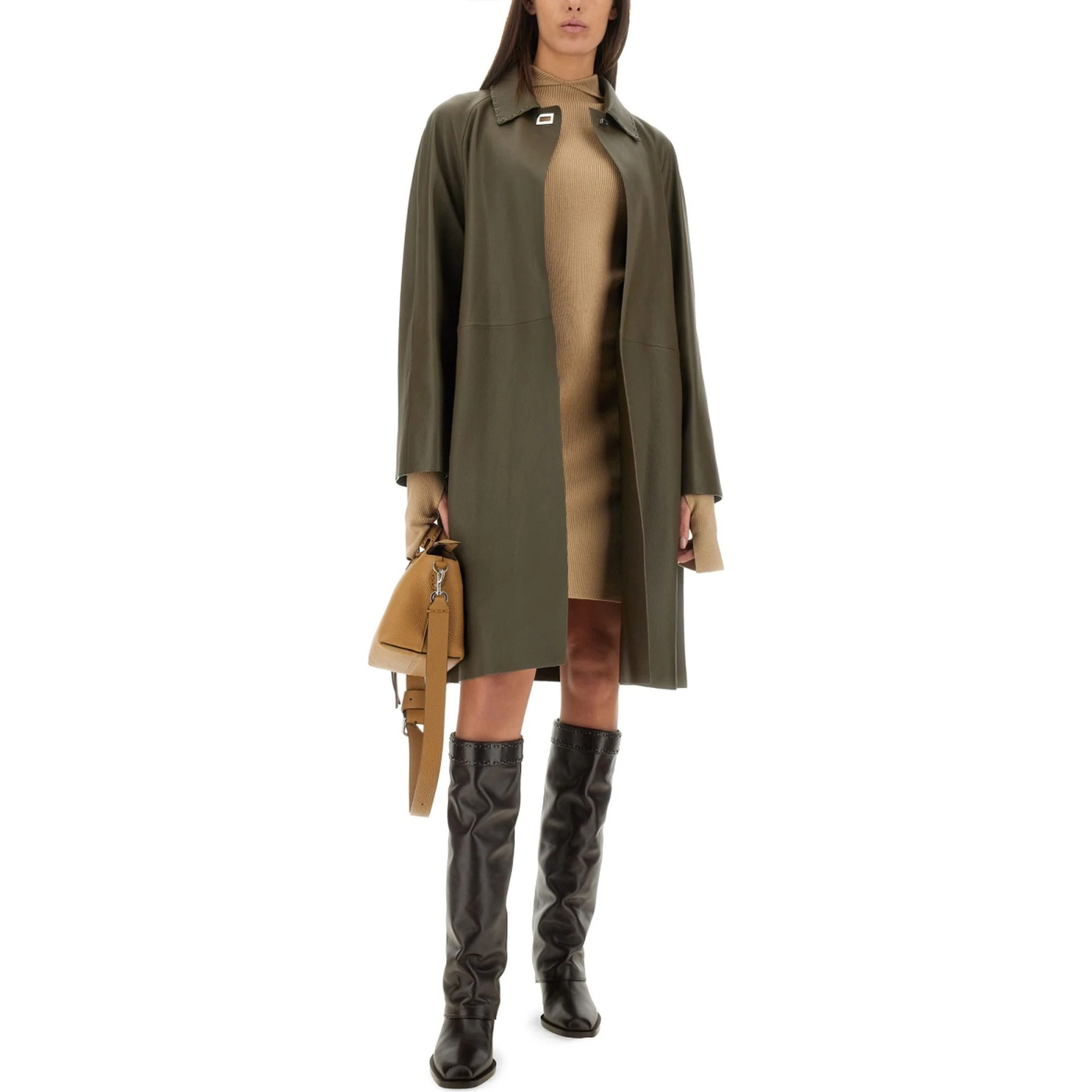 WOOL AND SILK DRESS