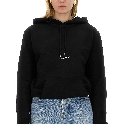 SWEATSHIRT WITH LOGO PRINT