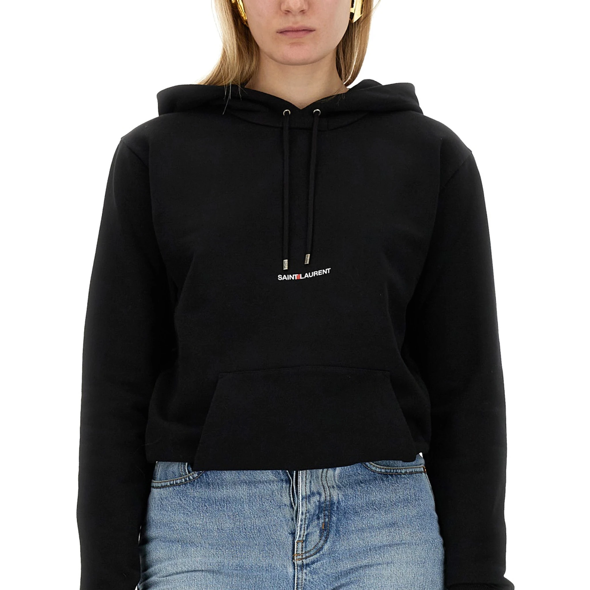 SWEATSHIRT WITH LOGO PRINT