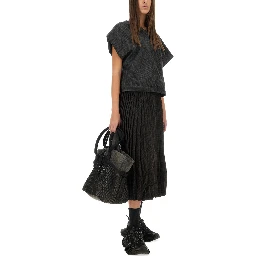 PLEATED SKIRT.