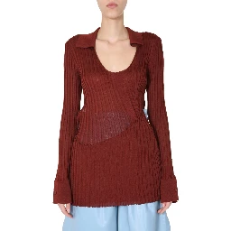 RIBBED SWEATER