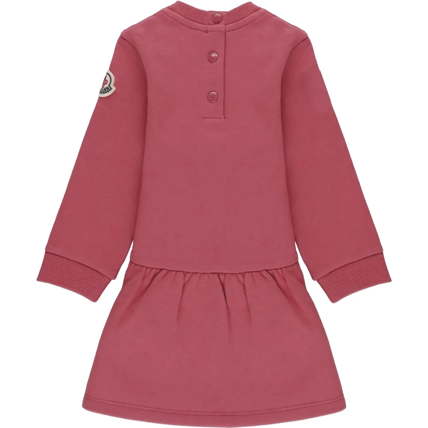 Heart embellished flared dress