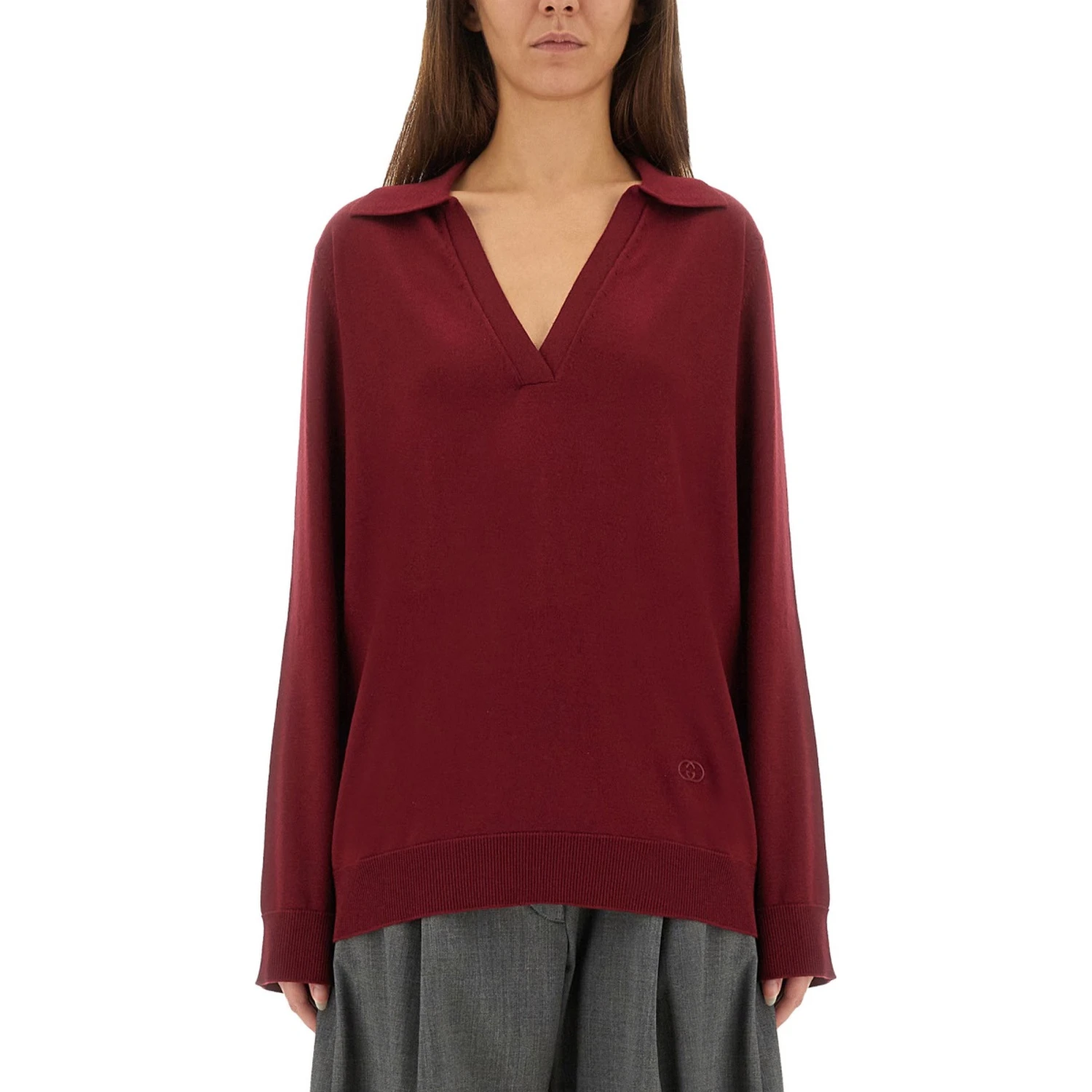 ULTRAFINE WOOL POLO SHIRT
