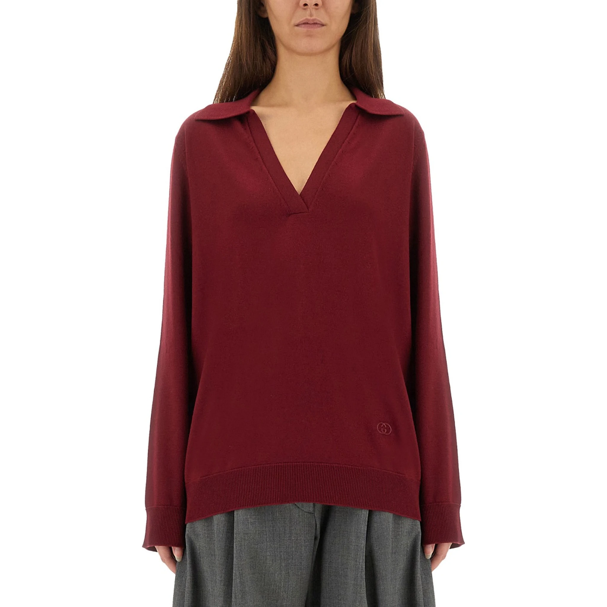 ULTRAFINE WOOL POLO SHIRT