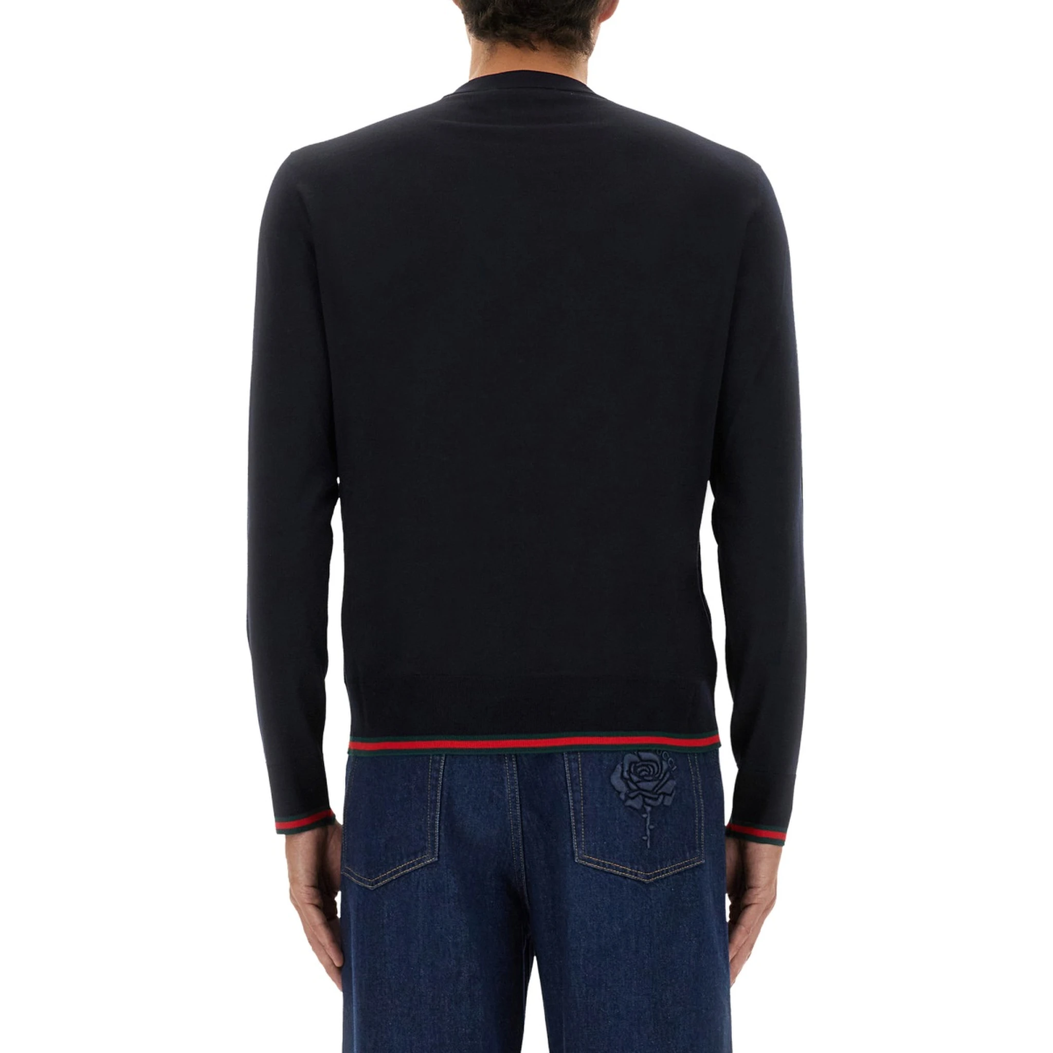 WEB PATTERN SWEATER
