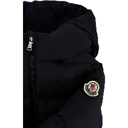 JACKET WITH LOGO AND HOOD