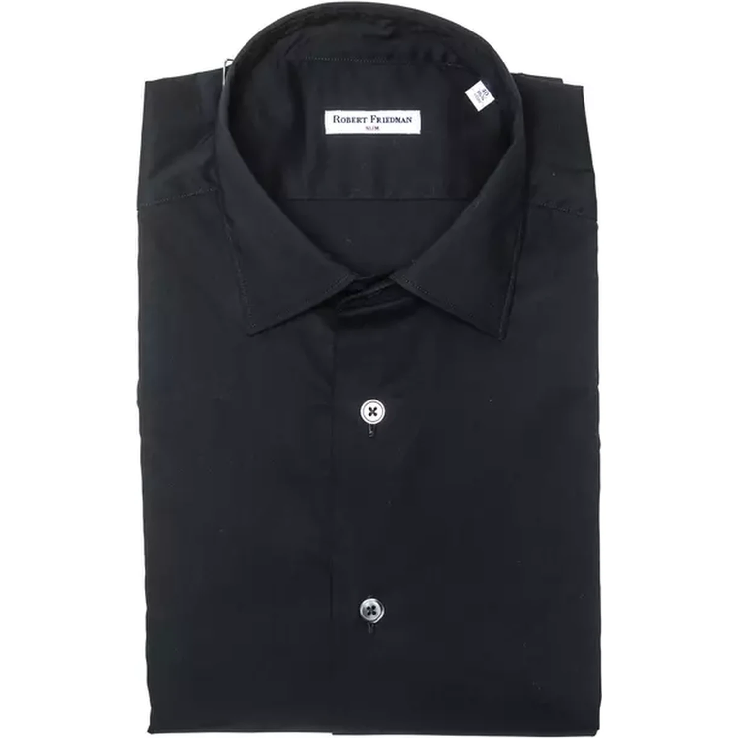 Black Cotton Men Shirt
