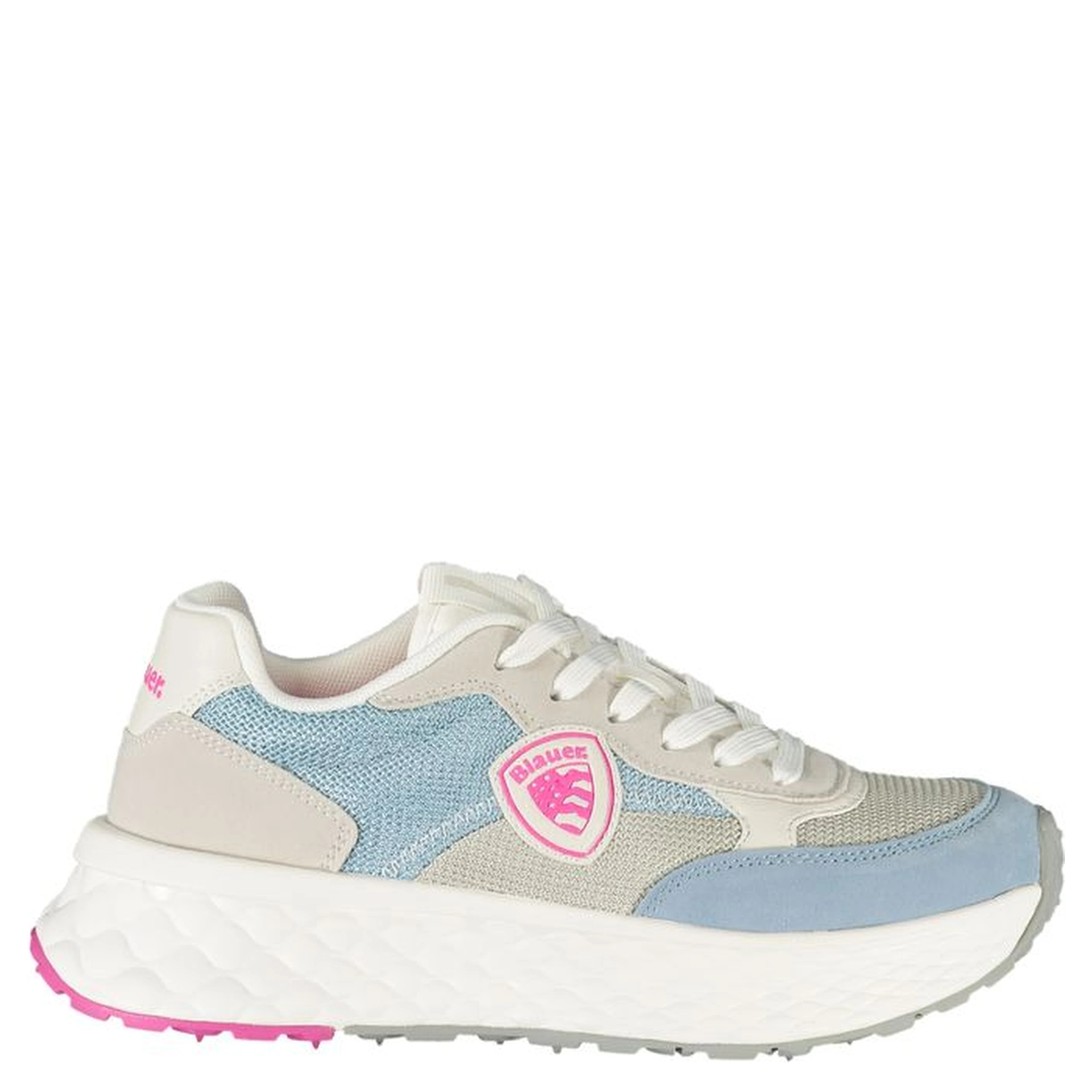 Azzurro Polyurethane Women Sneaker
