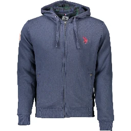 Blue Cotton Men's Sweatshirt