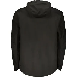Black Polyester Shell Jacket