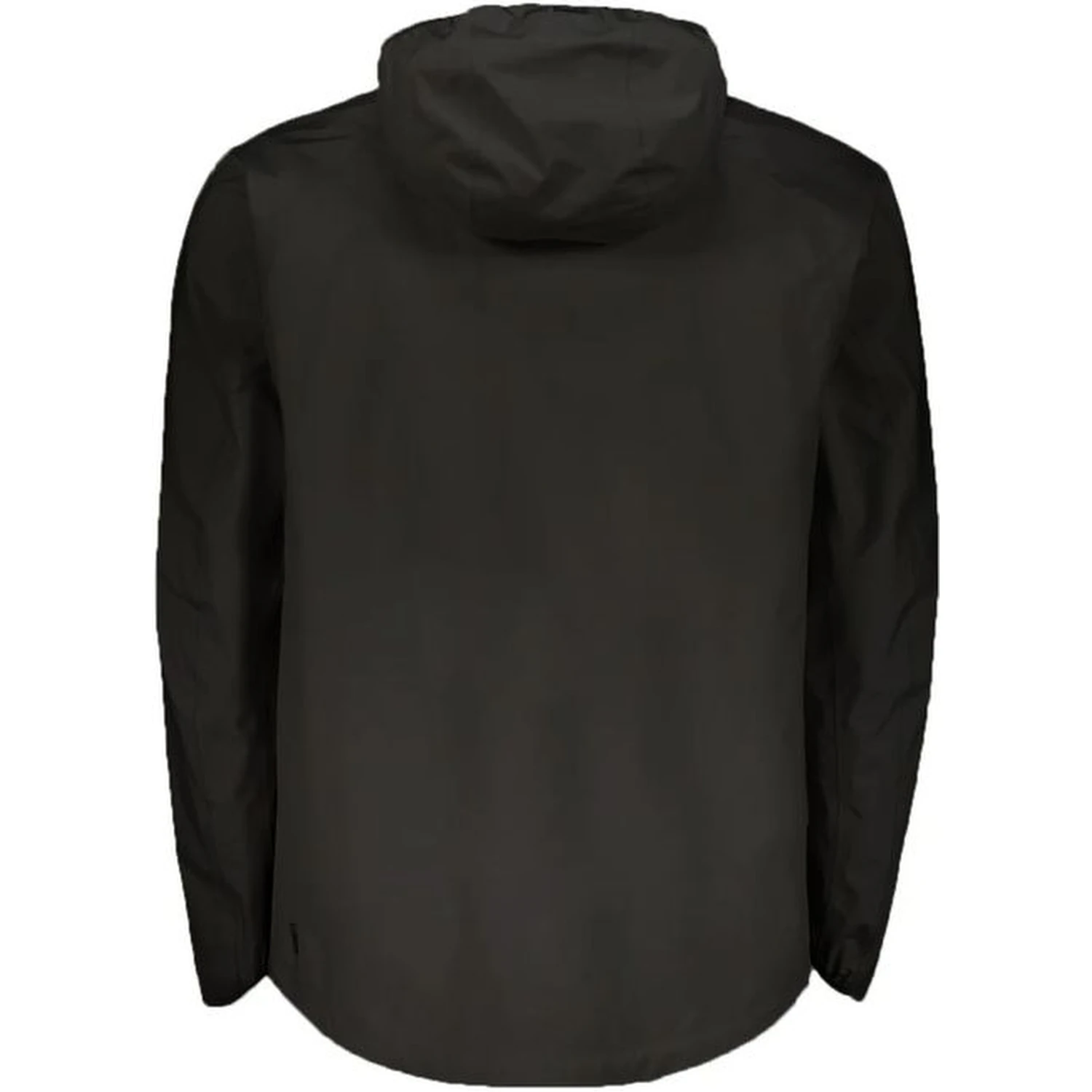 Black Polyester Shell Jacket