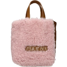 Pink Leather Handbag