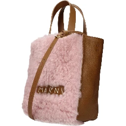 Pink Leather Handbag