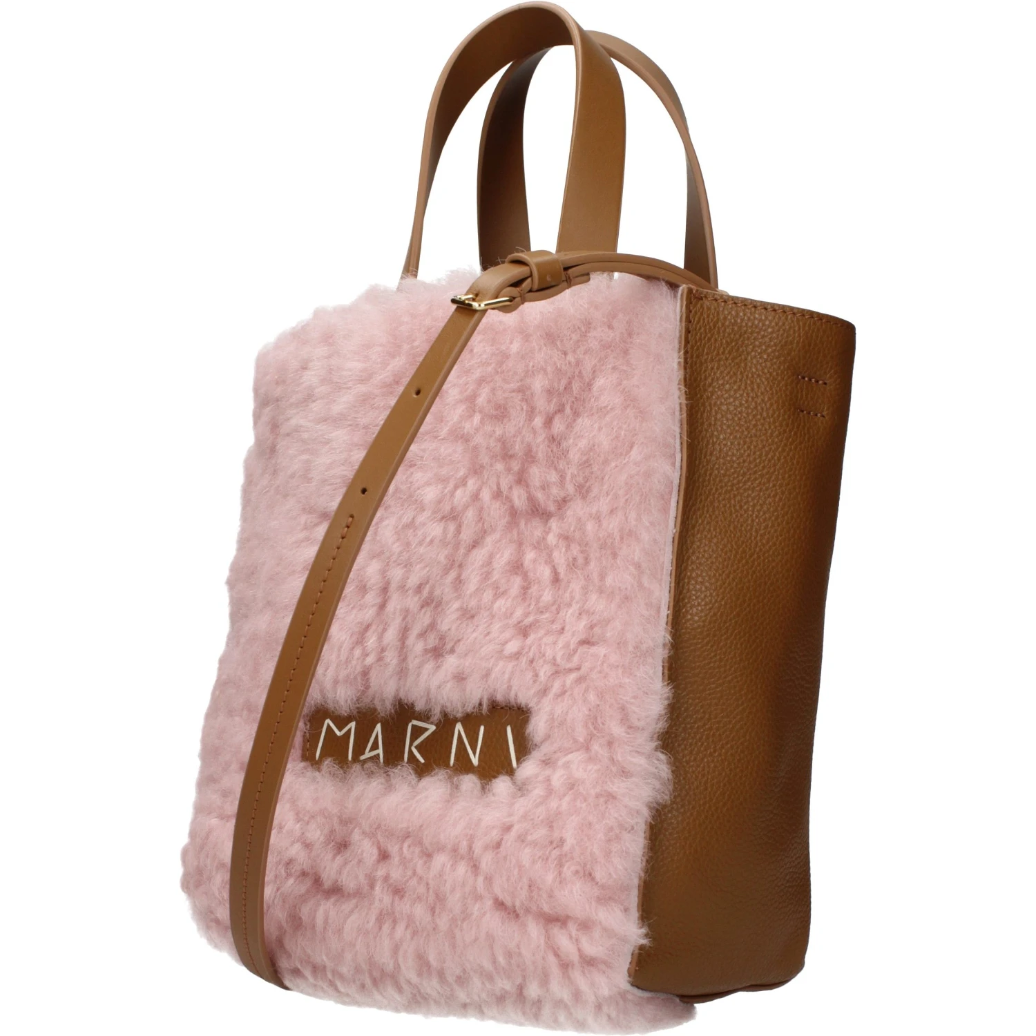 Pink Leather Handbag
