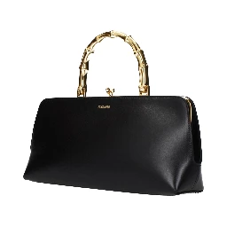 Black Leather Handbag