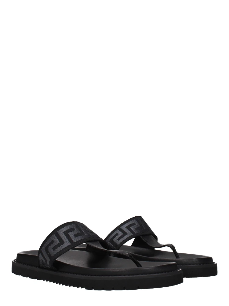 Black Fabric Flip-Flop Sandals alternative