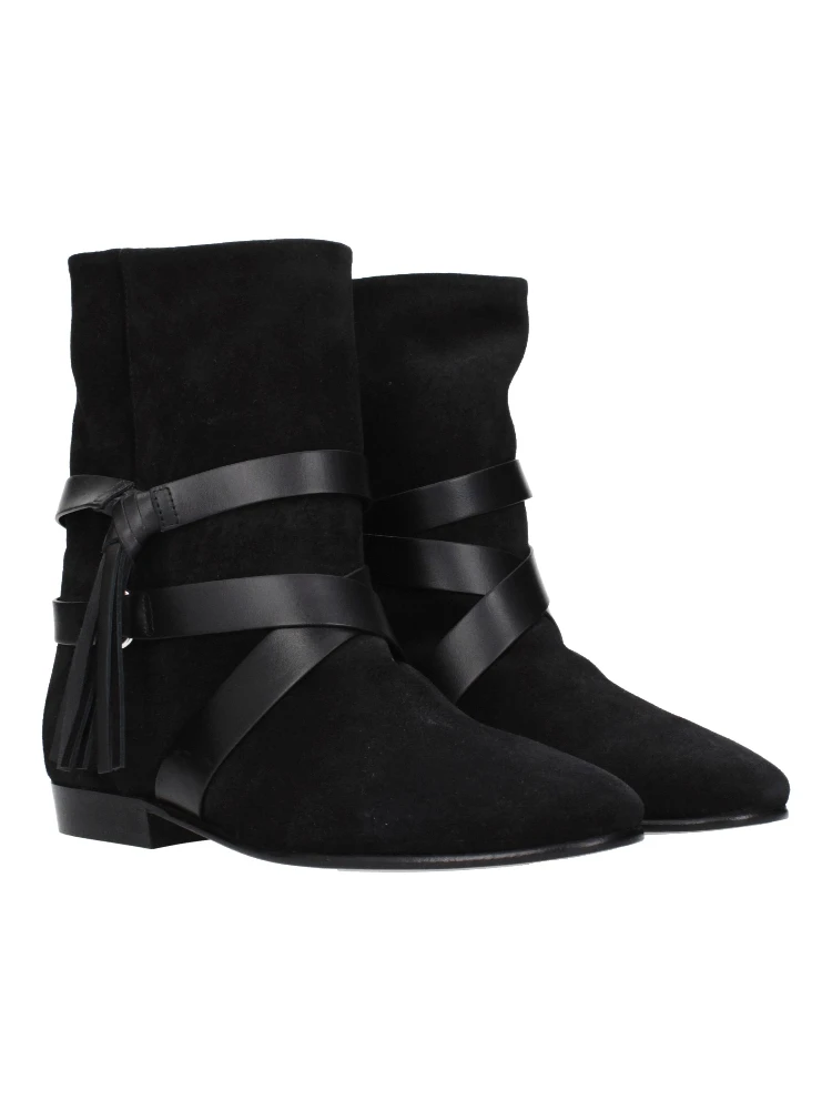 Black Leather Ankle Boots alternative