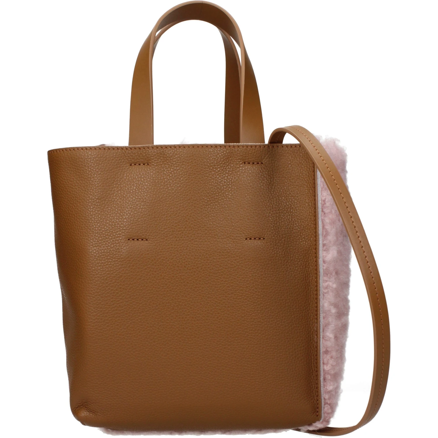 Pink Leather Handbag