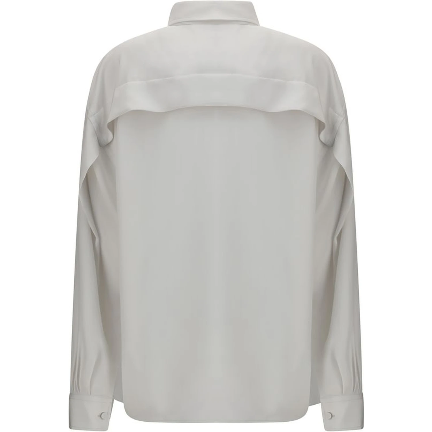White Silk Dress Shirt