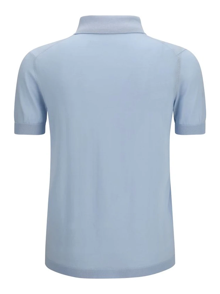 Blue Cotton Polo Shirt alternative