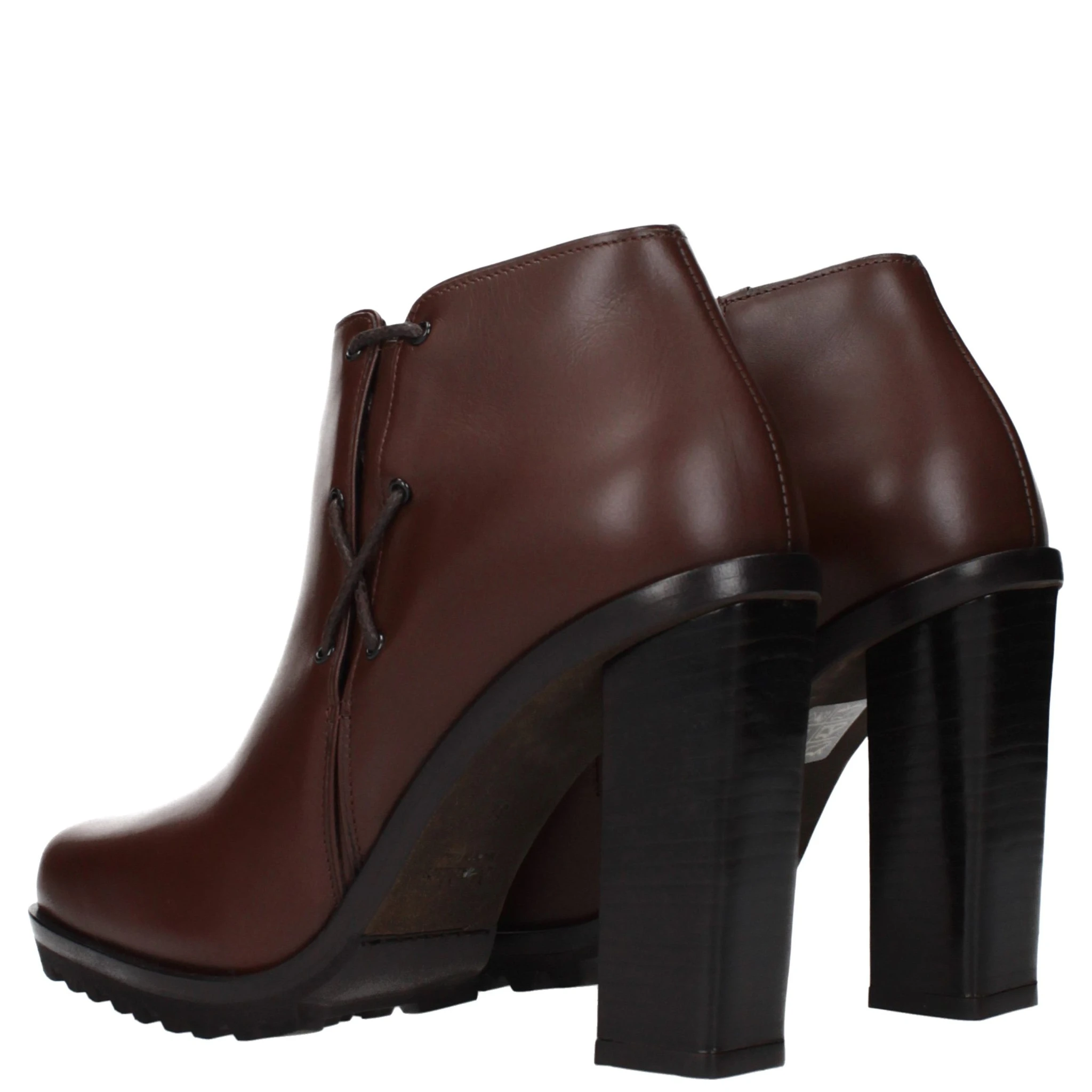 Brown Leather Ankle Boots