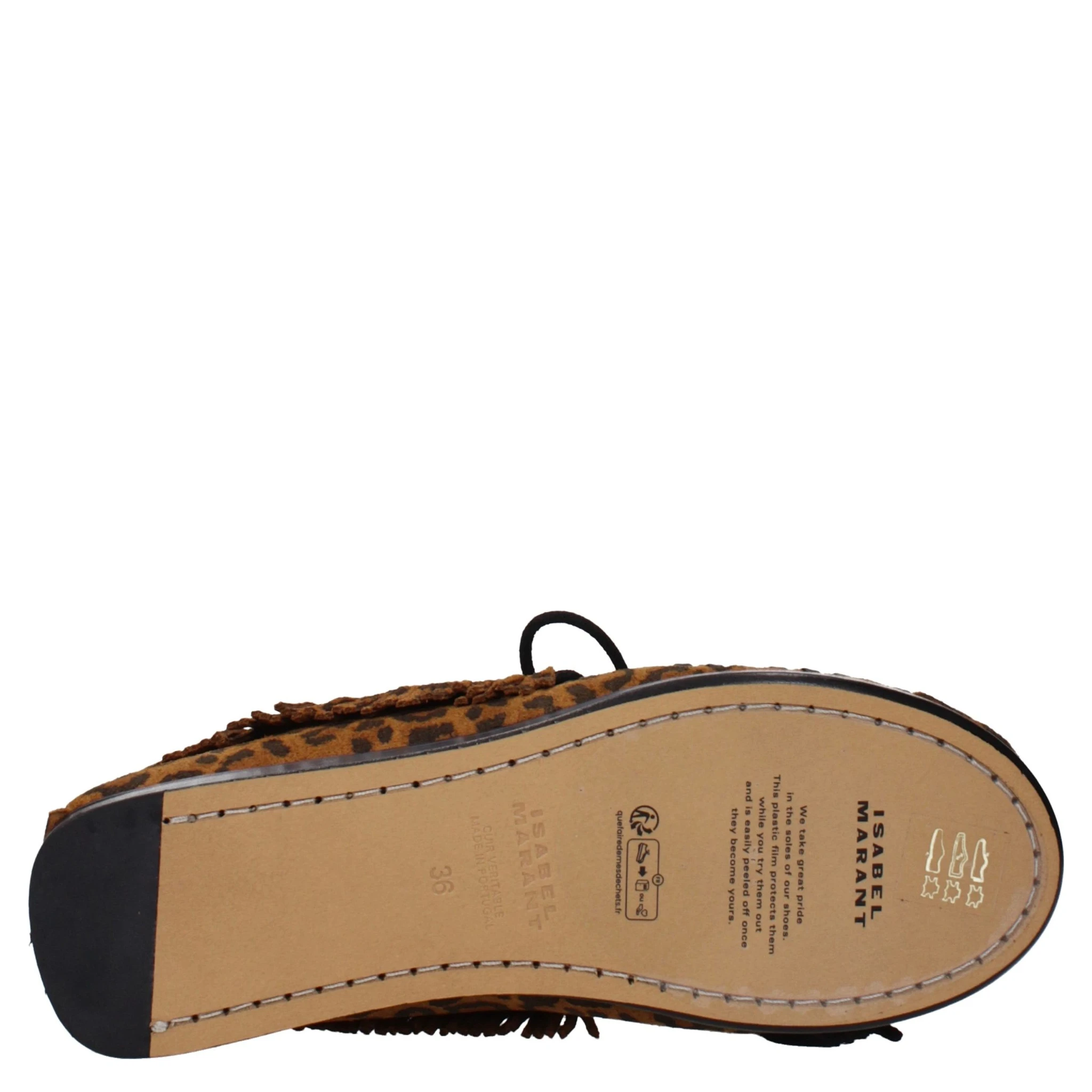 Brown Leather Slip-On Loafers