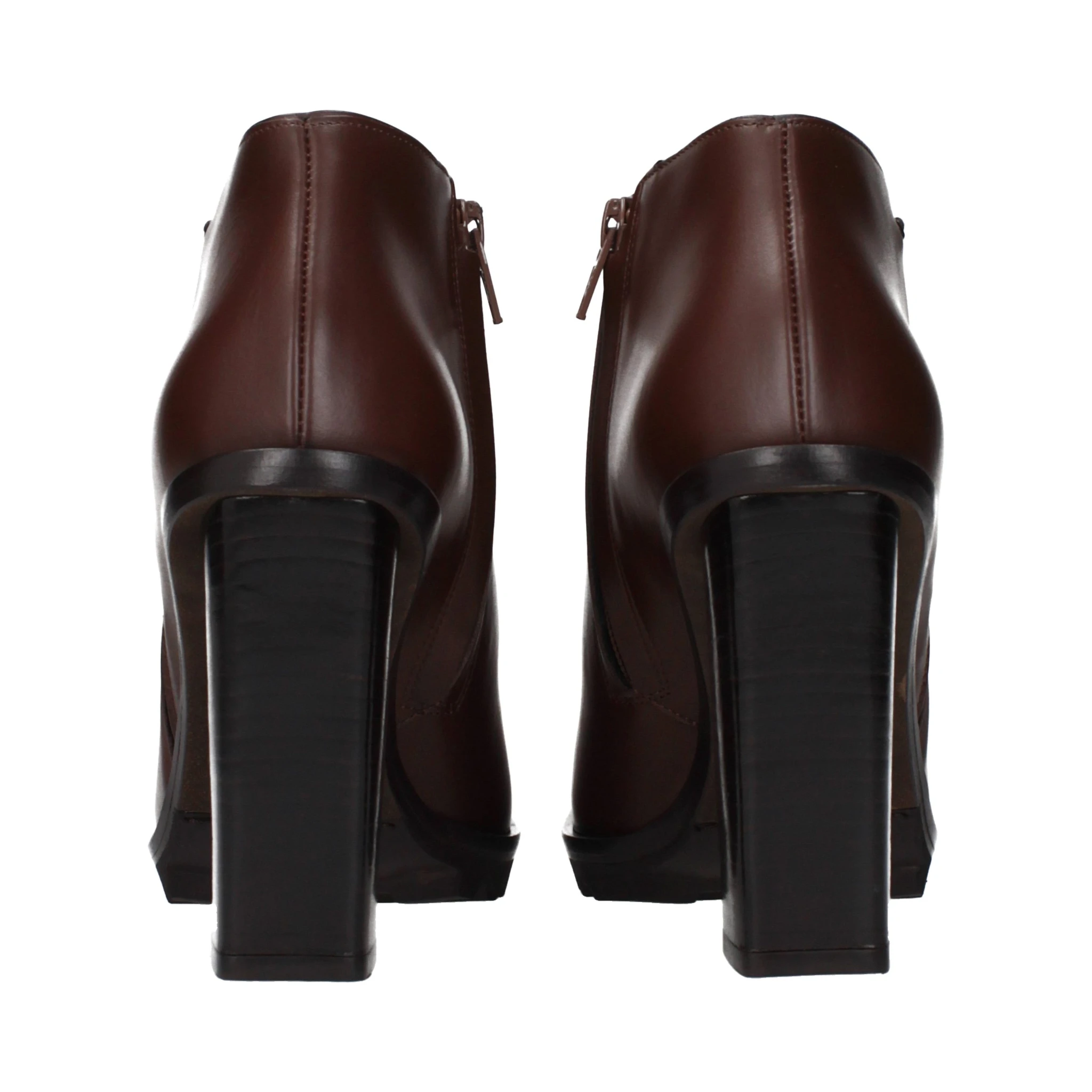 Brown Leather Ankle Boots