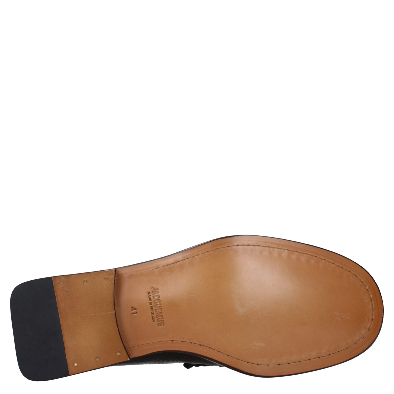 Brown Leather Slip-On Loafers